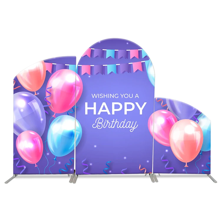 Hot Sales Arch Stand Wedding Back Drop Baby Party Backdrop for Birthday Party Event Festival Celebrate