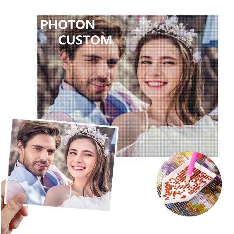 W-DP003 Dropshipping 5D Full Drill DIY Diamond Embroidery Mosaic Art Custom Diamond Painting Kits