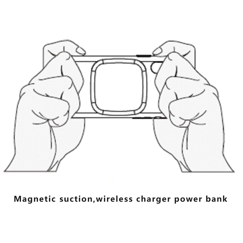 CE FCC ROHS Certified 5W magnetic battery mobile phone wireless power bank for iPhone 8 Plus X XR XS MAX