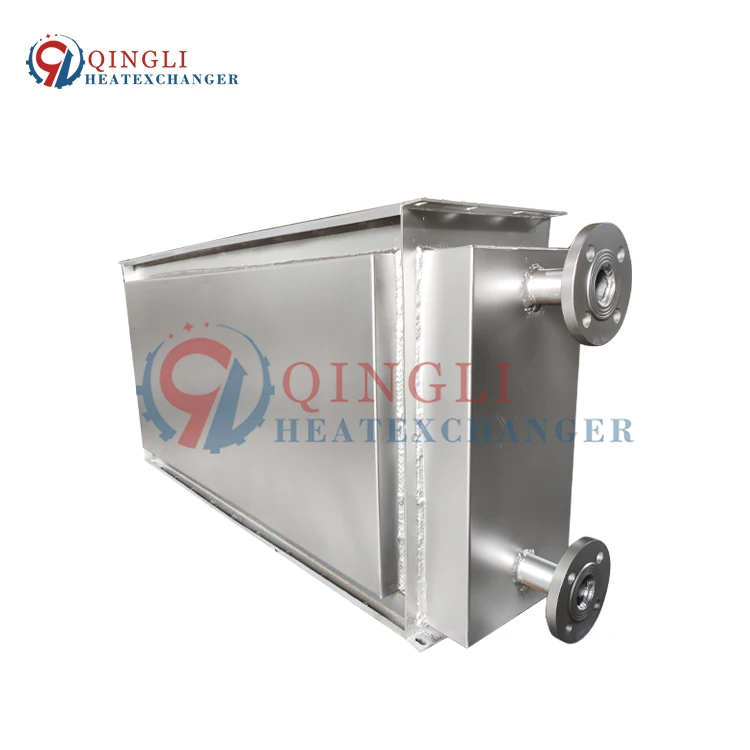 Industrial Stainless Steel Finned Water Air Heater for Drying Process