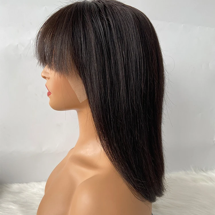 
Factory price unprocessed cuticle aligned virgin human hair wigs silk straight lace front human hair wigs 