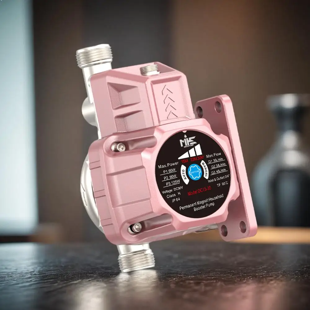 DC15 Hot Water for shower high pressure silent DC 24V Domestic Automatic booster water pump
