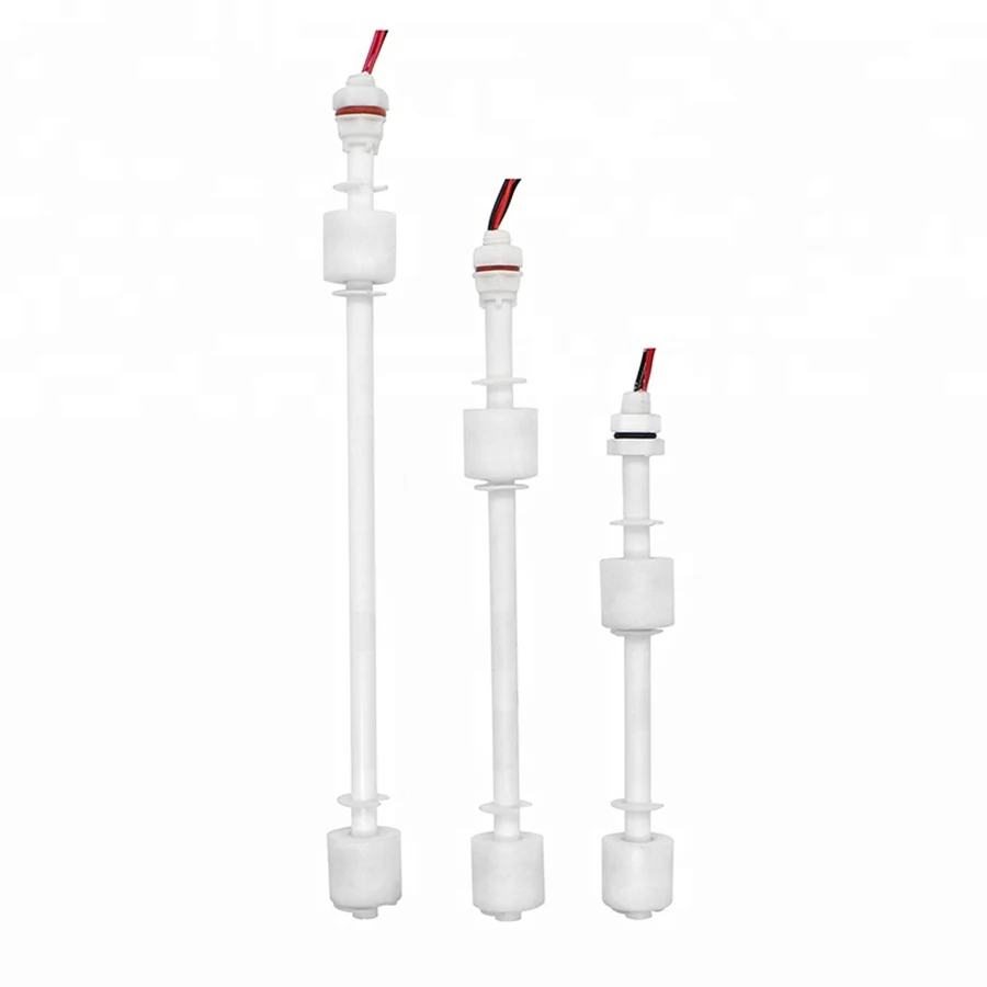 Пластиковый вертикальный поплавковый выключатель уровня с полипропиленовым покрытием