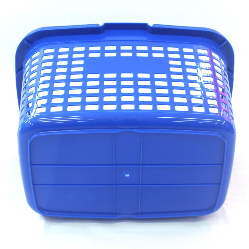 Wholesale supermarket shopping basket all plastic hand basket 2022
