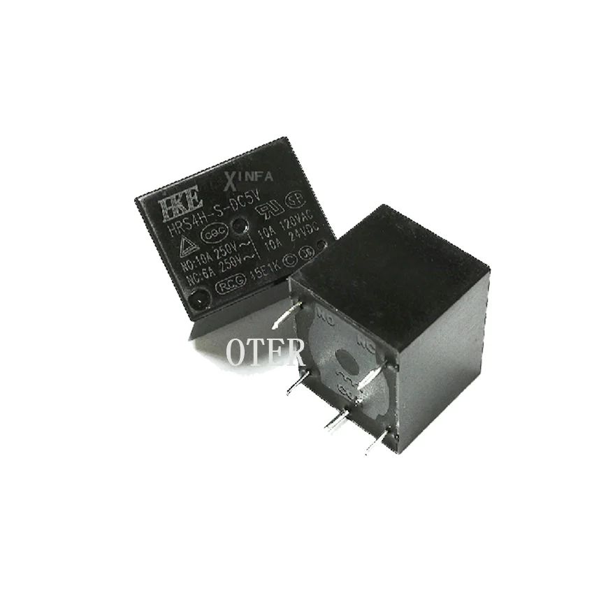 Реле 5PIN HRS4H-S-DC5V HRS4H-S-DC12V HRS4H-S-DC24V 5 В, 12 В, 24 В постоянного тока, 10A 250VAC реле мощности