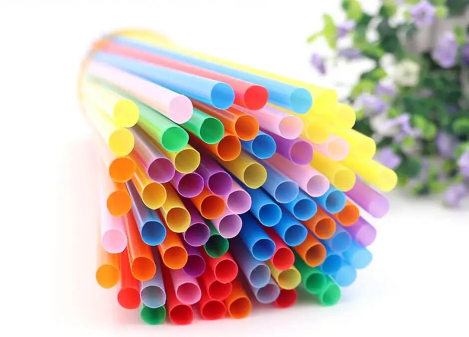 
Natural disposable biodegradable pasta drinking straw colorful edible rice straw 