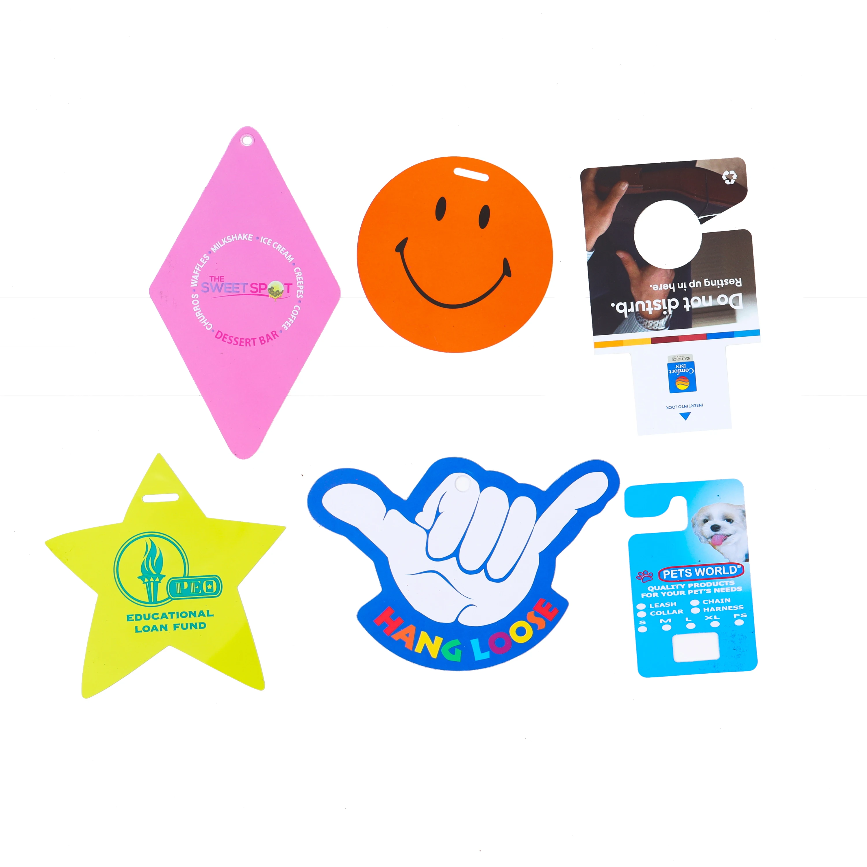 Factory Manufacture Various Custom Made Loop Strap Sublimation  PVC Luggage Tag travel tags luggage tag custom logo