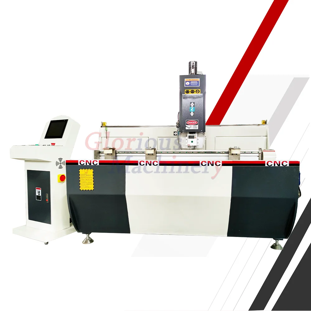 Алюминиевый профиль CNC сверлильный и фрезерный центр для дверей окон из Китая