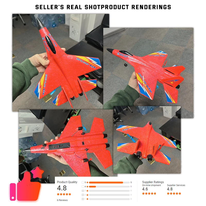 Hot EPP Su 27 Rc Airplane Aircraft Model Fighter Fixed-wing Glider Unbreakable Flying Toy Air Plane Anti-fall Electric EVA 100+
