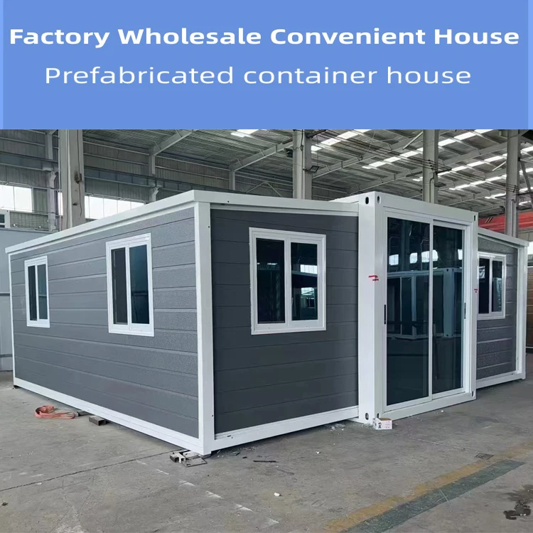 Prefabricated double-winged telescopic folding box-type movable house Hot sale fast movable house double-winged folding house