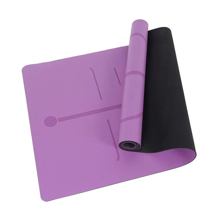 F1 Skid Proof Washable Custom Pattern Thickness Gymnastics Exercise Mat Non-Slip Eco-Friendly Fitness Pilates Mat Pu Yoga Mats