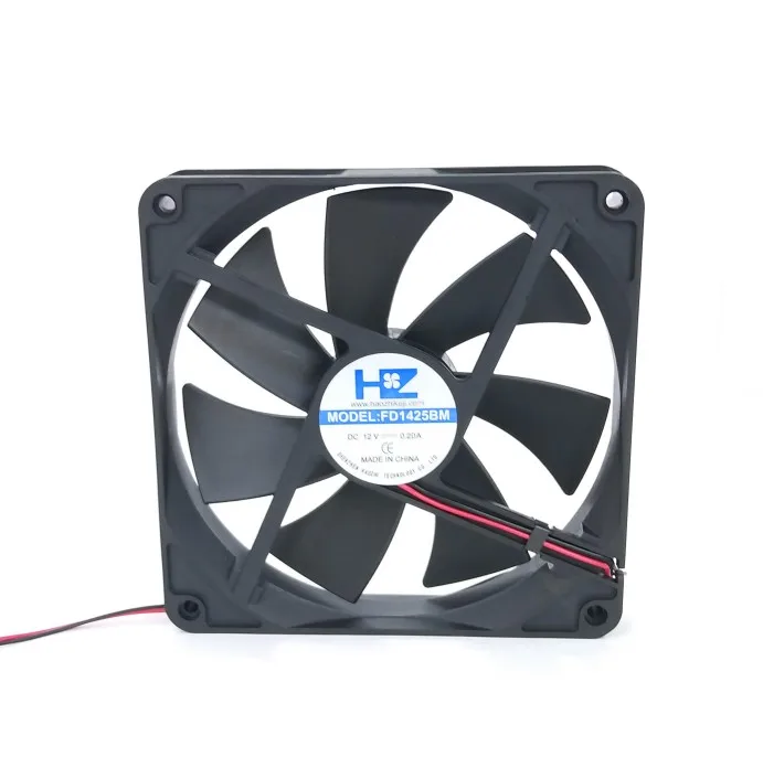 Горячая Распродажа 140x140x25 мм маленький Бесщеточный Охлаждающий вентилятор 12 В 24 В постоянного тока