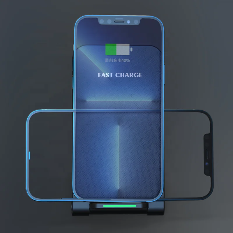 Brand New 15W Foldable Qi Portable Magnetic Charging Pad Wireless Charger