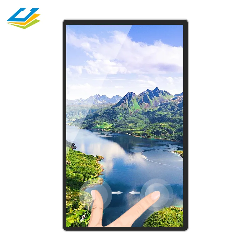 60 дюймовый рекламный плеер с дистанционным управлением, программируемый рекламный экран, киоск, android дисплей с системой конференц-связи