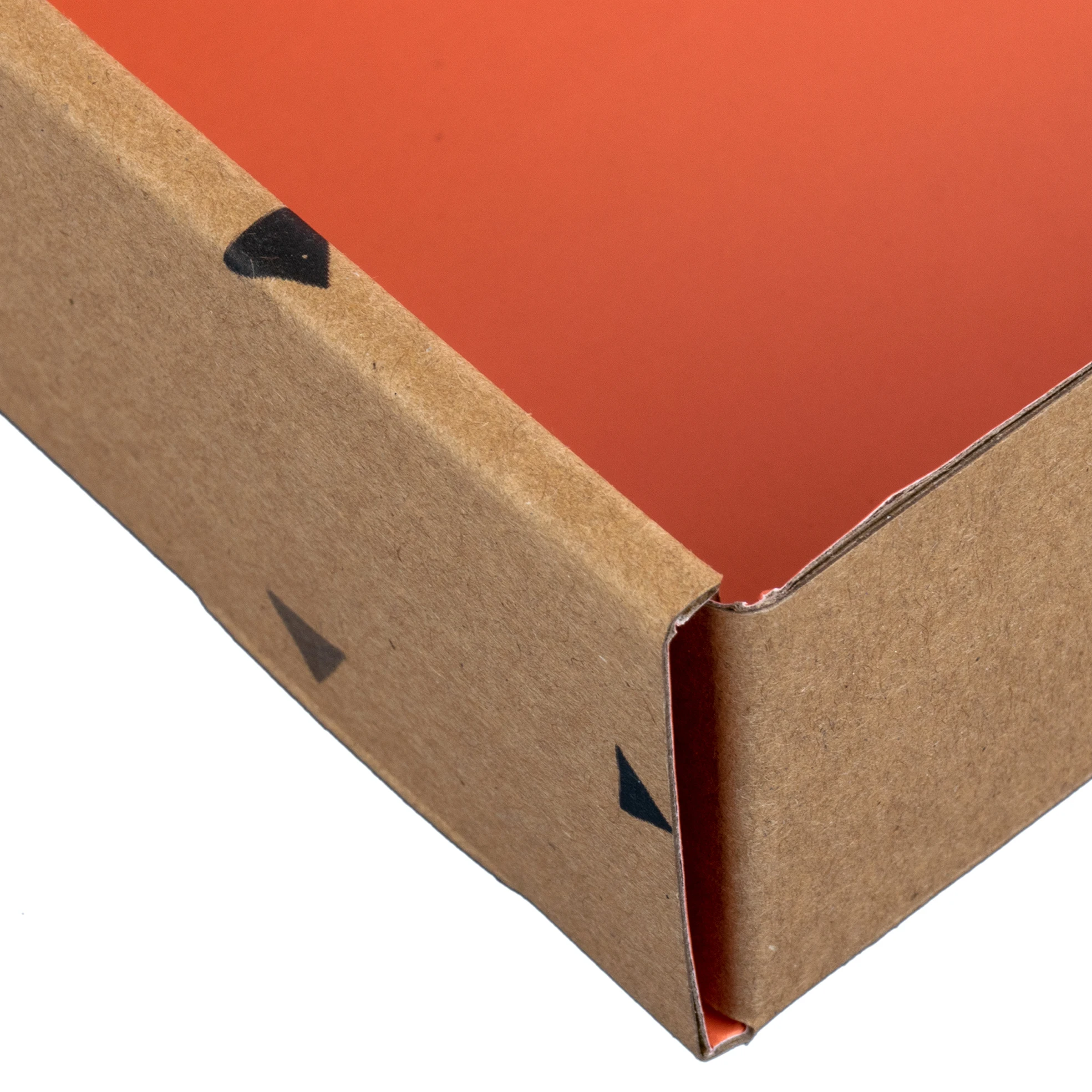 
One Piece Customer Design Kraft Paper gift Corrugated Paper Packing Color mail Box 