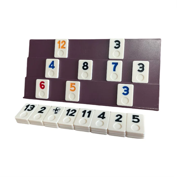 Wholesale Rummy Tiles Game Travel Games Rummy Board Game Rummy Set 4 Anti-Skid Durable Trays