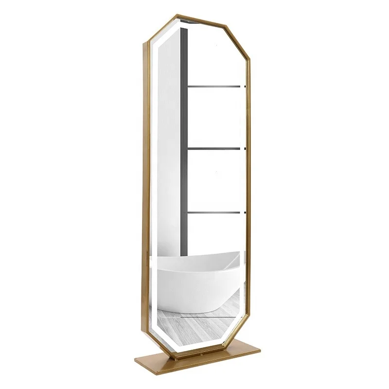 Hair salon products double sided mirror salon styling station