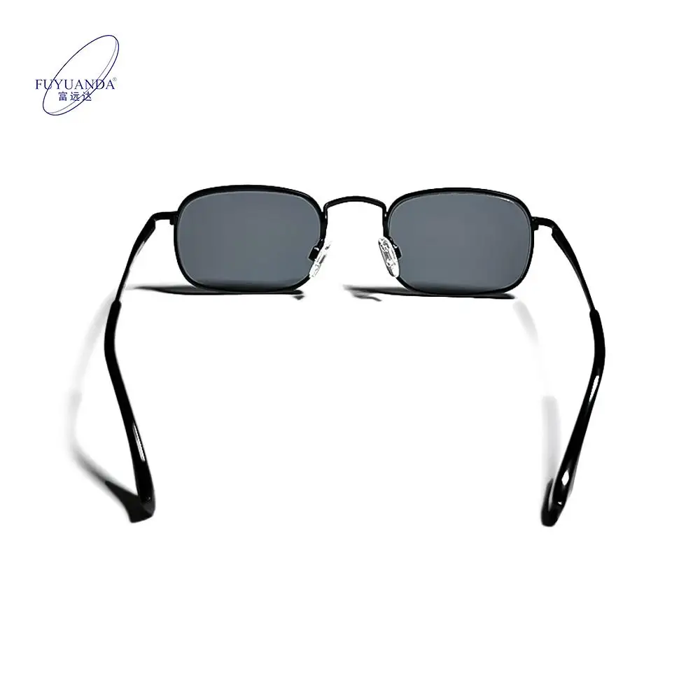 Fuyuanda Retro Narrow Square High Quality Metal Frames Sunglasses