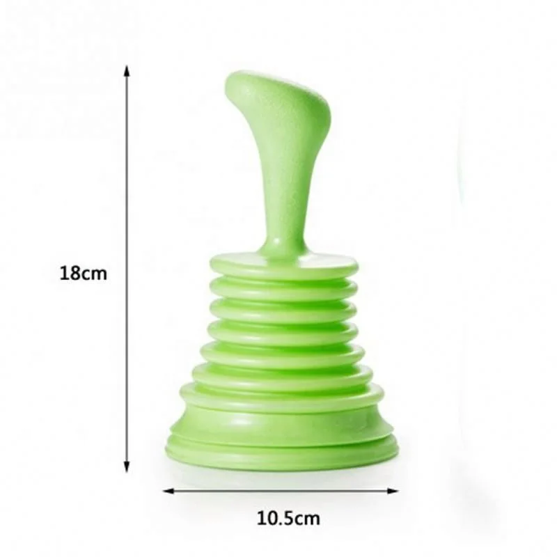 Free Shipping 1Pcs Plastic Household Powerful Sink Drain Pipe Pipeline Dredge Suction Cup Shape Toilet Plunger