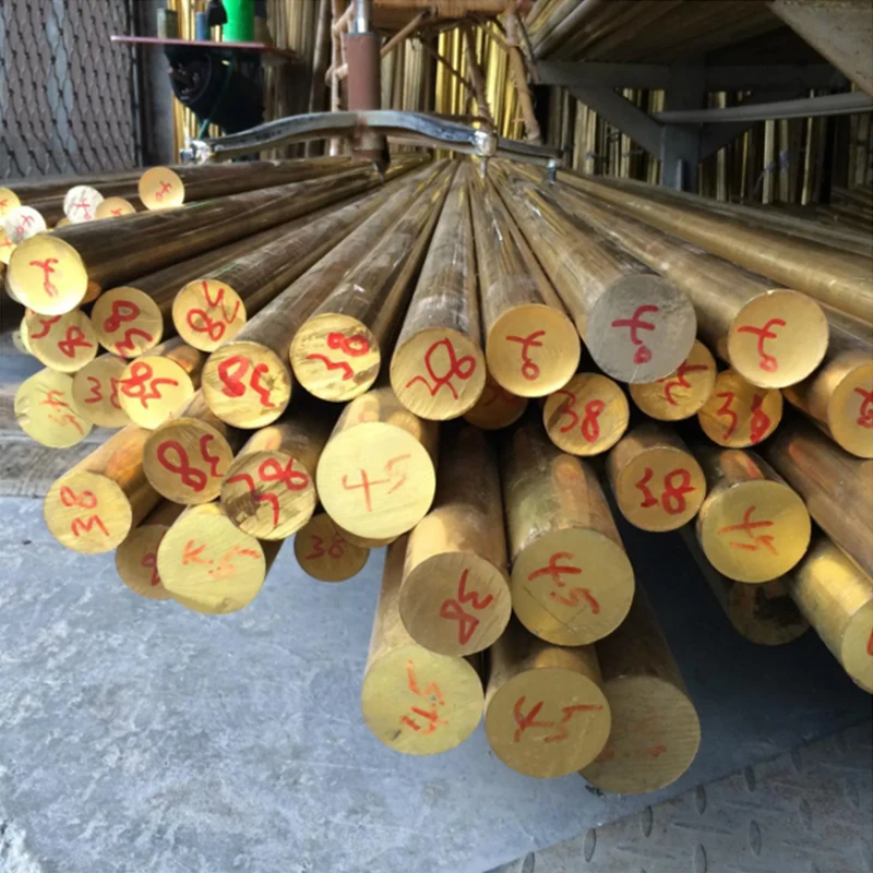 Factory Price ASTM JIS GB C34000 C34200 C36000 C37700 C3601 C3501 Brass Copper Round Bar Alloy Price Per Kg in stock