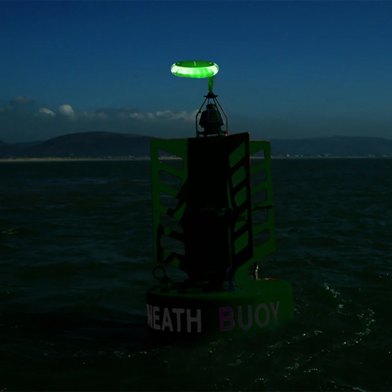 Amomd Green RV LED Light IP67 Waterproof Solar Positioning Indicator Signal Light Wireless Remote