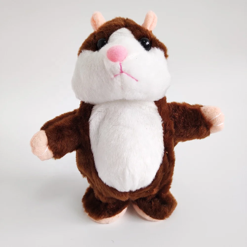18cm talking and walking hamster toy