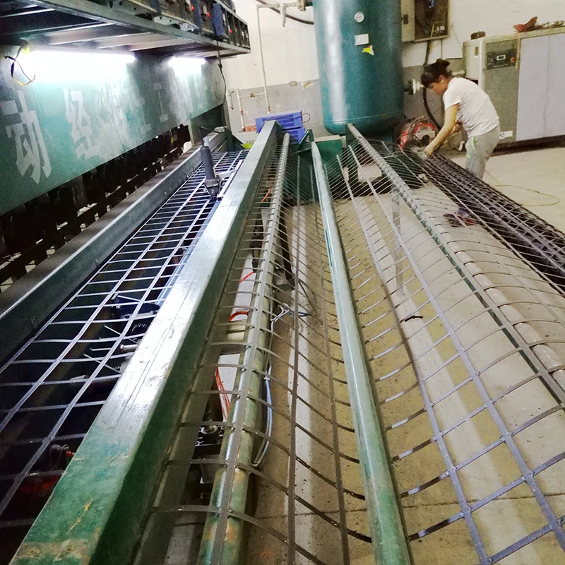 Automatic biaxial Geogrid Welding Machine Ultrasonic Steel Plastic Composite Geogrid Production Line