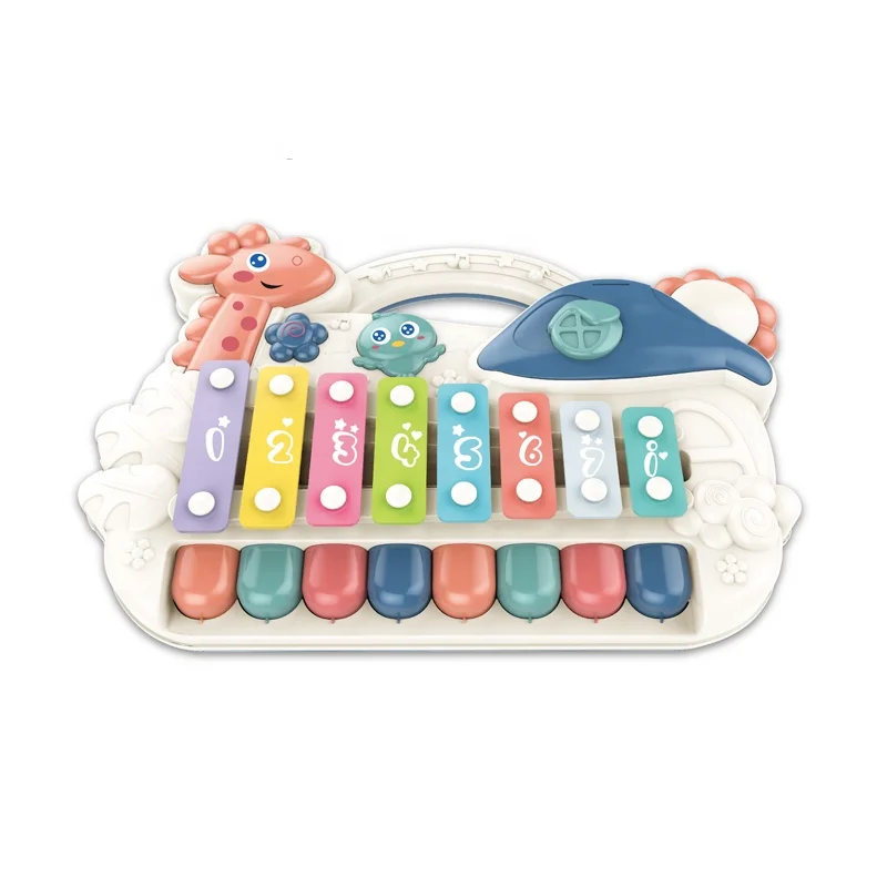 HUADA 2023 Learning Educational Keyboard Marimba Toy Baby Musical Instrument Piano Toy for Kids