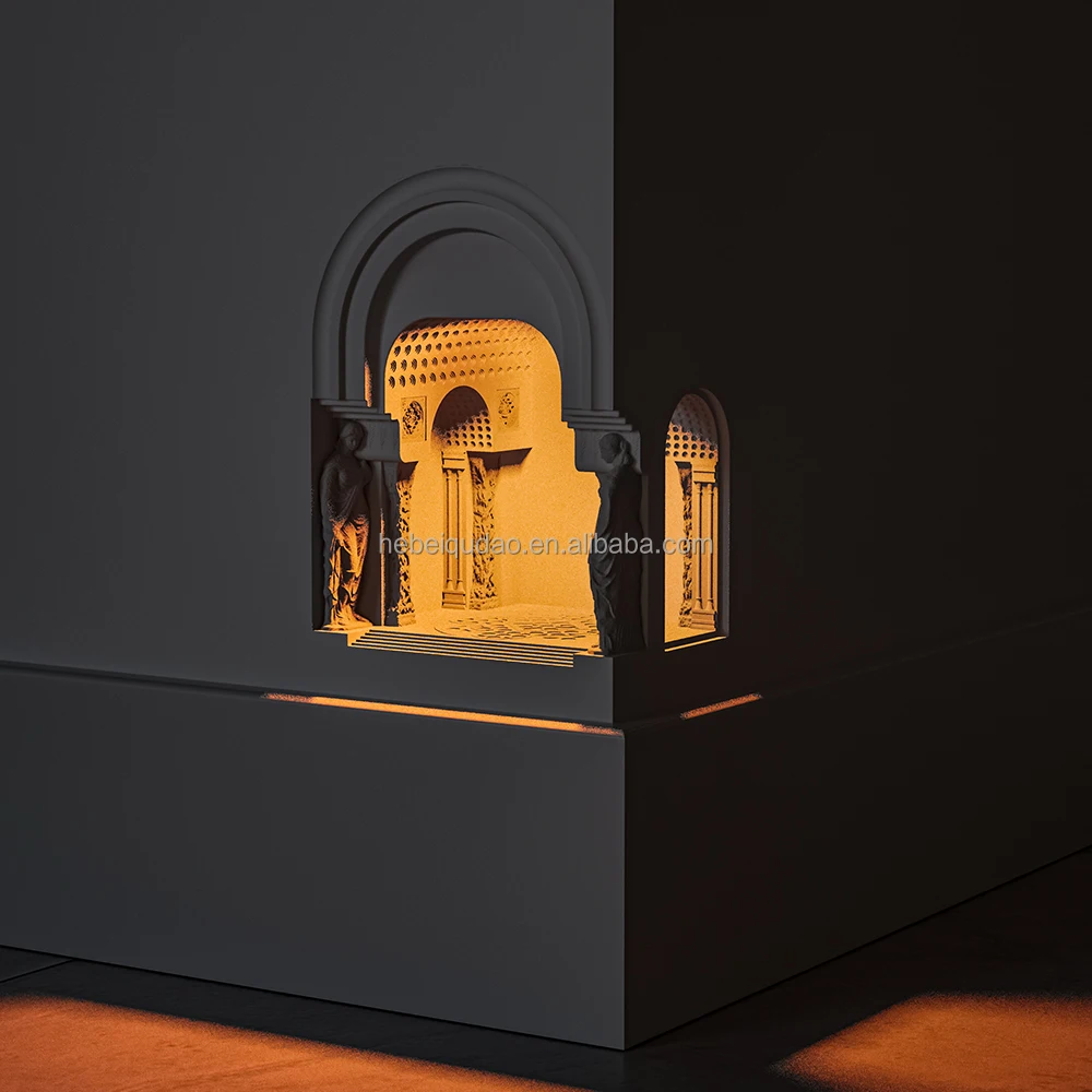 Modern Creative Indoor Gypsum Wall Lamp Original White Nordic Style Wall Sconces Modern Luxury Decorative Sconces