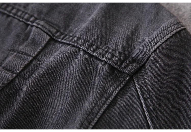 
High Street Men Denim Jackets Male Fade Outdoor Fashion Wholesale Motorcycle Jean Jackets 