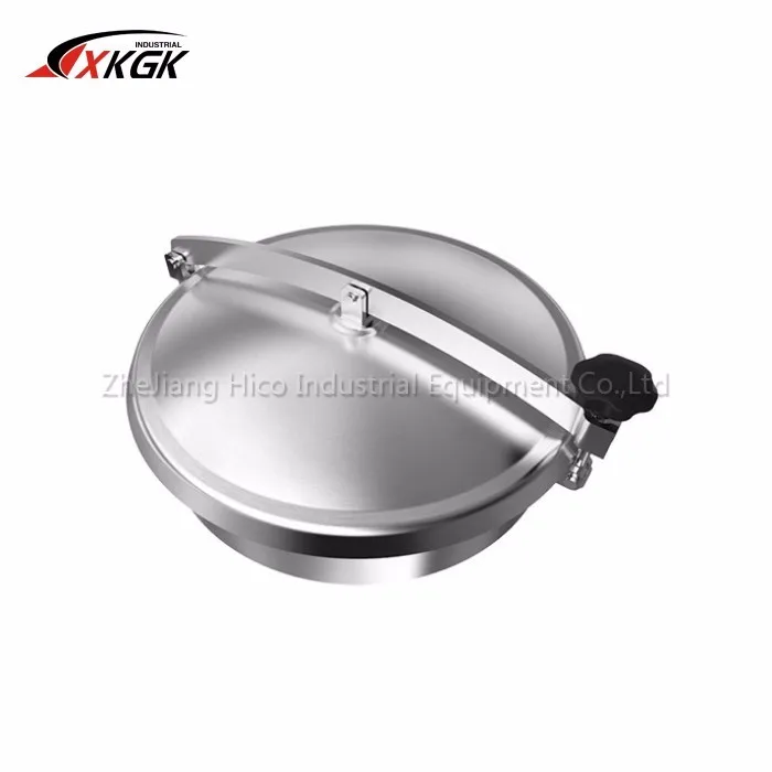 Food and Beverage Tank sanitary Stainless Steel SS304 Oval Manhole Cover stainless steel Manway