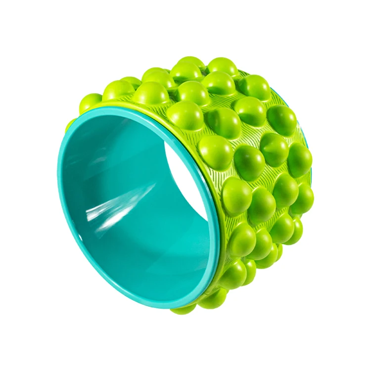 3D Hard customized Massage EVA ABS eco back roller anti slip yoga massage wheel