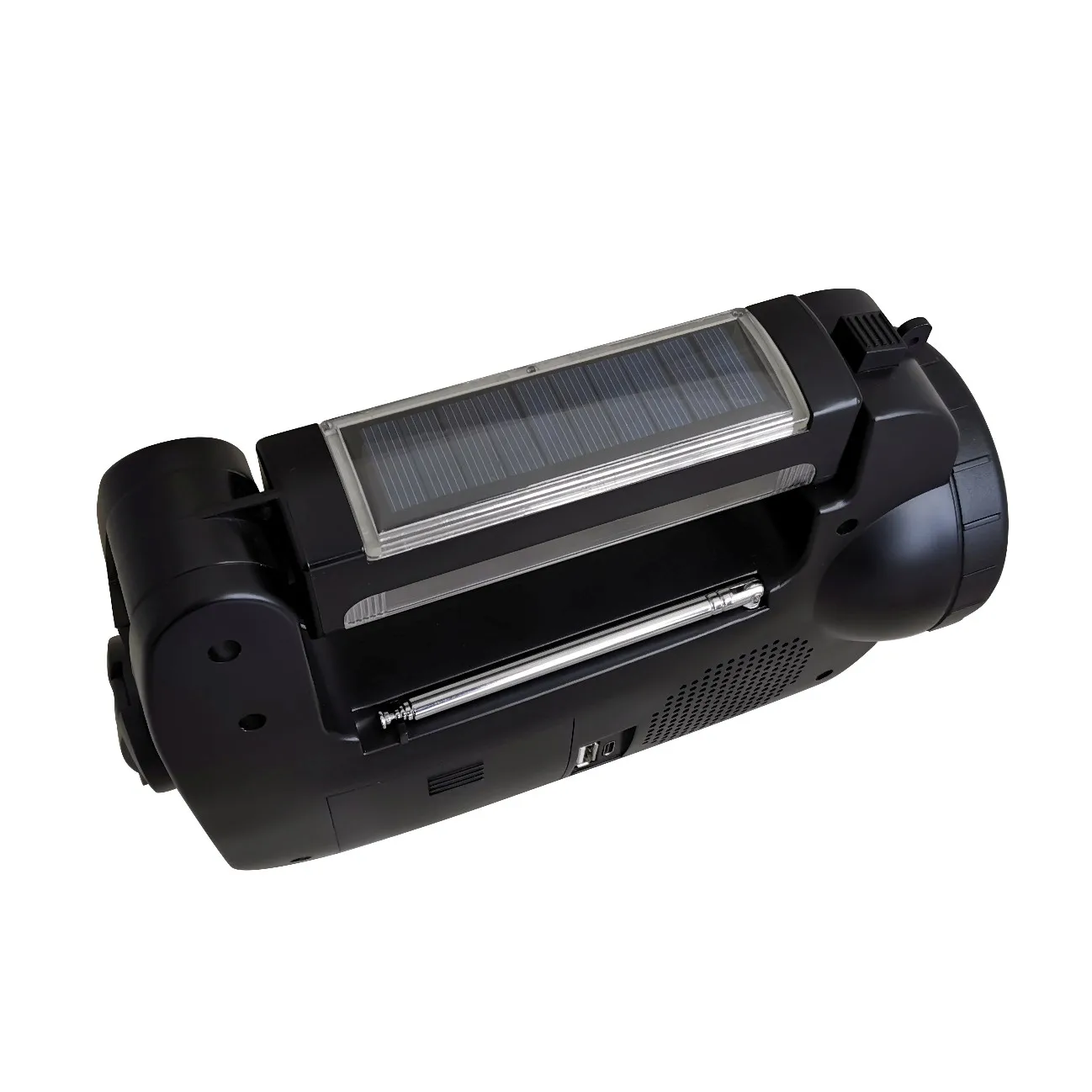 
self powered emergency light radio with solar power and mobile phone charging LED lamp radio and solar charger 