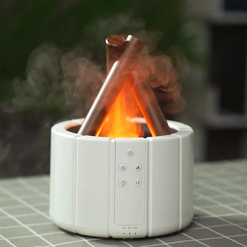 280ml Ultrasonic USB Aroma Flame Humidifier Diffuser With Remote Control