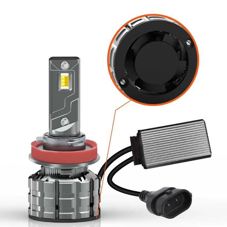 Universal Auto h7 100w Led Headlight Bulb CSP 3570 4500 6000 8000k 3 Color h4 Car Led Headlight With Lamp Base Adapter Socket