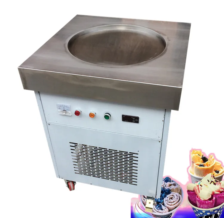 Powerful Fried-Ice-Cream-Machine Rolled Ice Cream Maker