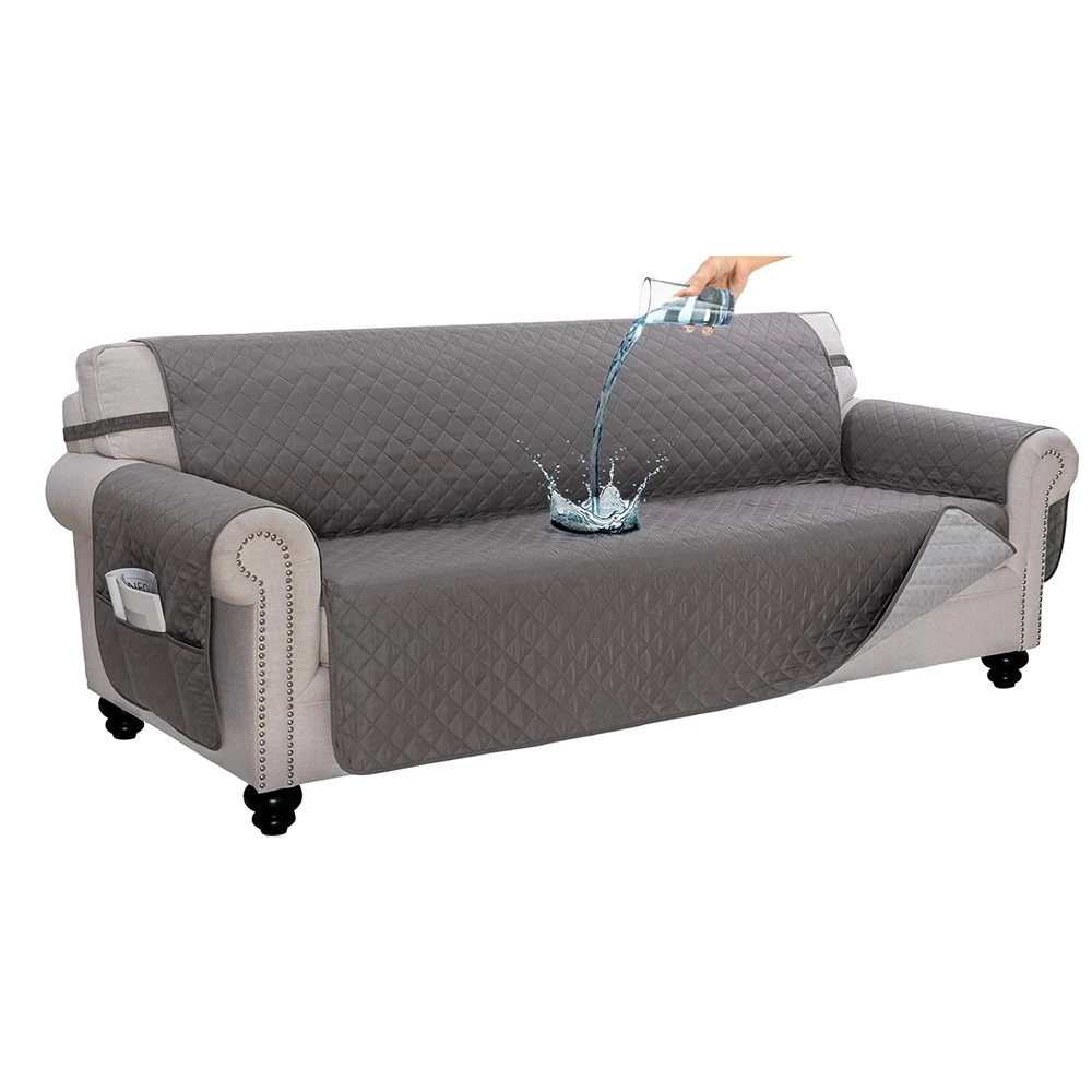 100% Waterproof Water Resistant Quilted Anti Slip Dog Couch Chair Cover Furniture Protector Sofa Slipcover