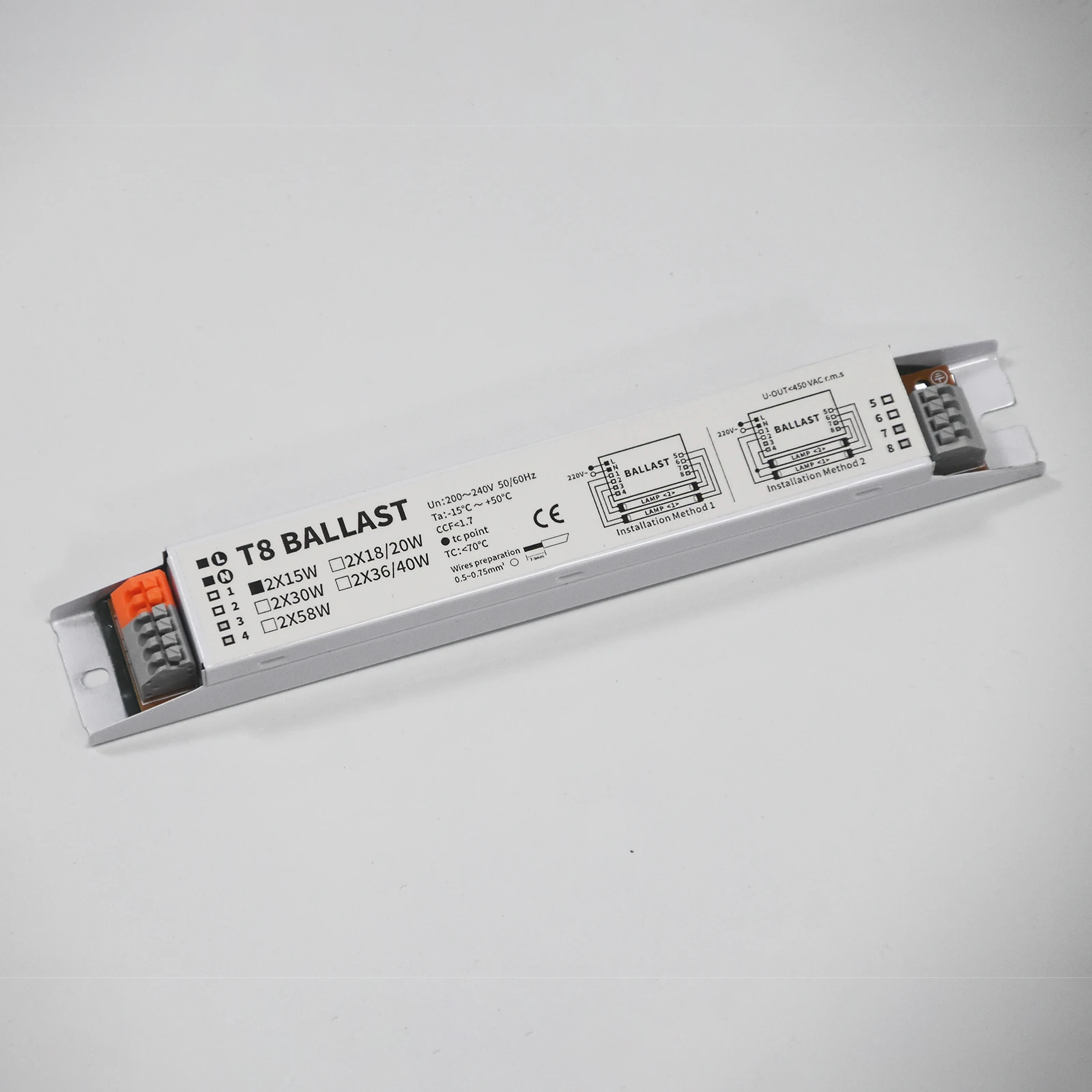 Электронный балласт для люминесцентных ламп 2*15Вт 1*15Вт 110В 130В трубок T8 с синим светом и УФ-излучением FLT-BALLAST