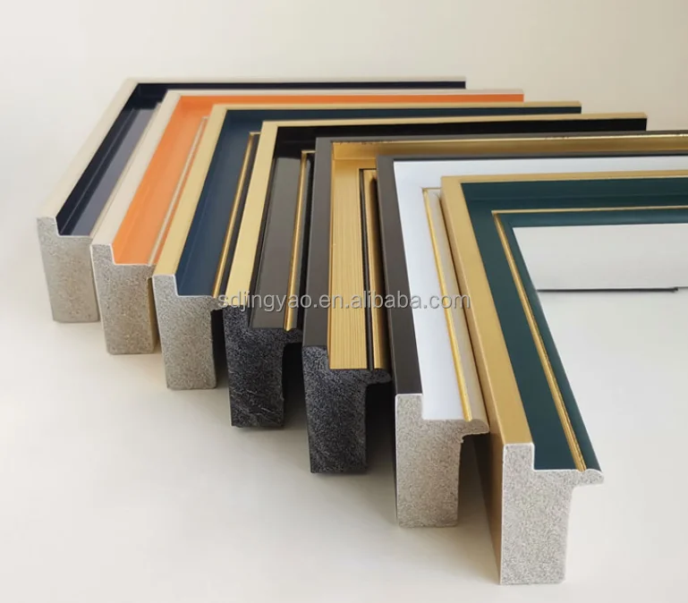 New PS line word picture frame decorative picture frame strip modern simple dressing mirror outer frame strip
