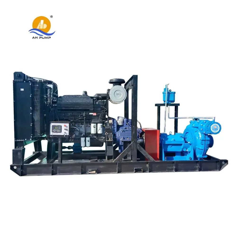 high pressure mine gold dredging heavy duty diesel slurry pump