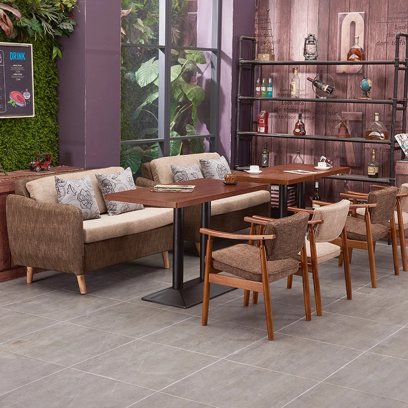 Модный молочный чай десертный магазин кофейный западный ресторан стол для переговоров и стул в современном простом стиле для отдыха