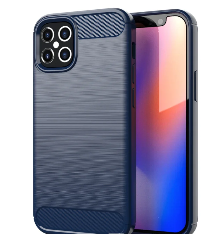 
Fashion Carbon Fiber for iPhone 12 Pro max phone case iphone case cover for iphone 11 12 13 pro max Phone Case 
