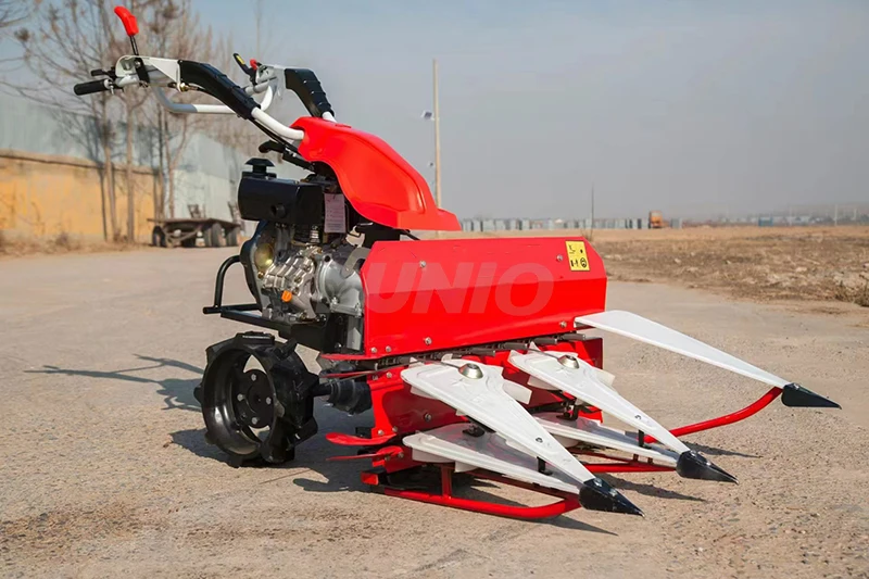 Mini corn grain harvester head paddy harvest machine tractor mounted combine reaper harvester