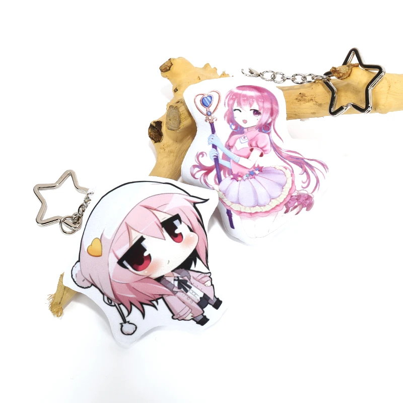 Новые товары vograce, миниатюрная тканевая подушка с напечатанным логотипом, брелок, плюшевая мягкая игрушка, подвеска