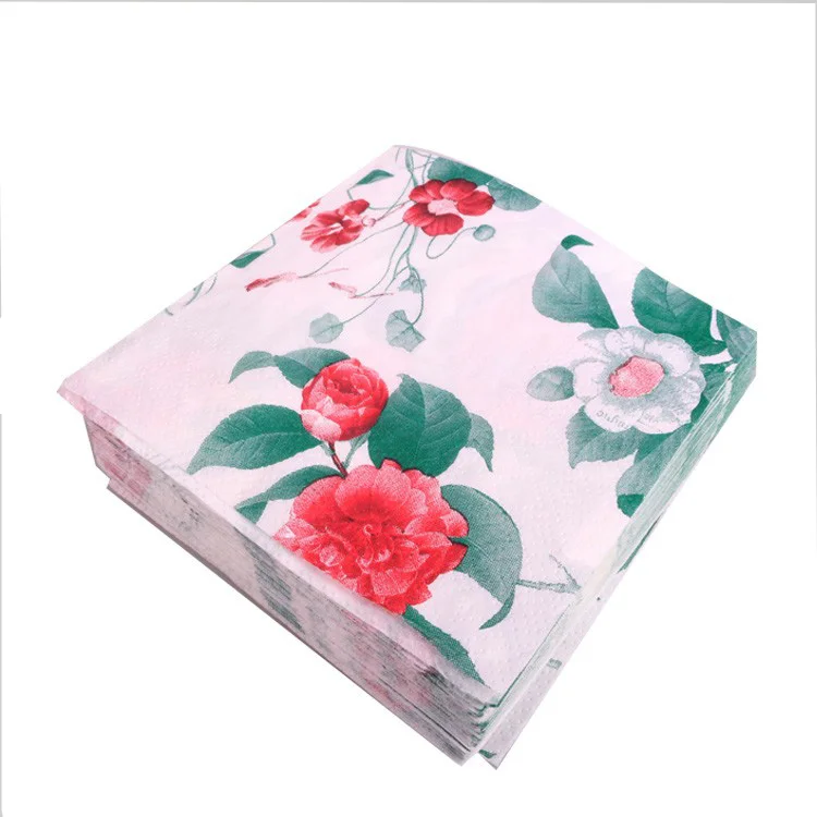 
DONSEA Pulp 2-4 Ply Servietts Dinner Napkin Paper Napkins & Serviettes Box Tissue Factory OEM Eco Friendly Mix Wood & Bamboo 