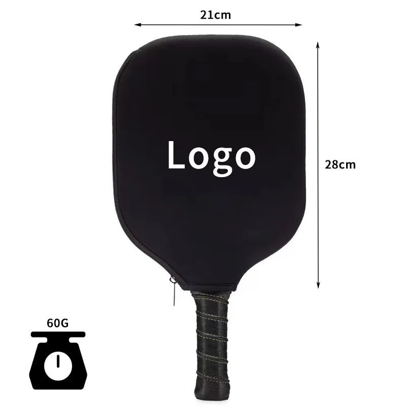 Professional OEM RTS Waterproof Colorful Single Rubber Neoprene Rackets Bag Pickleball Paddle Cover