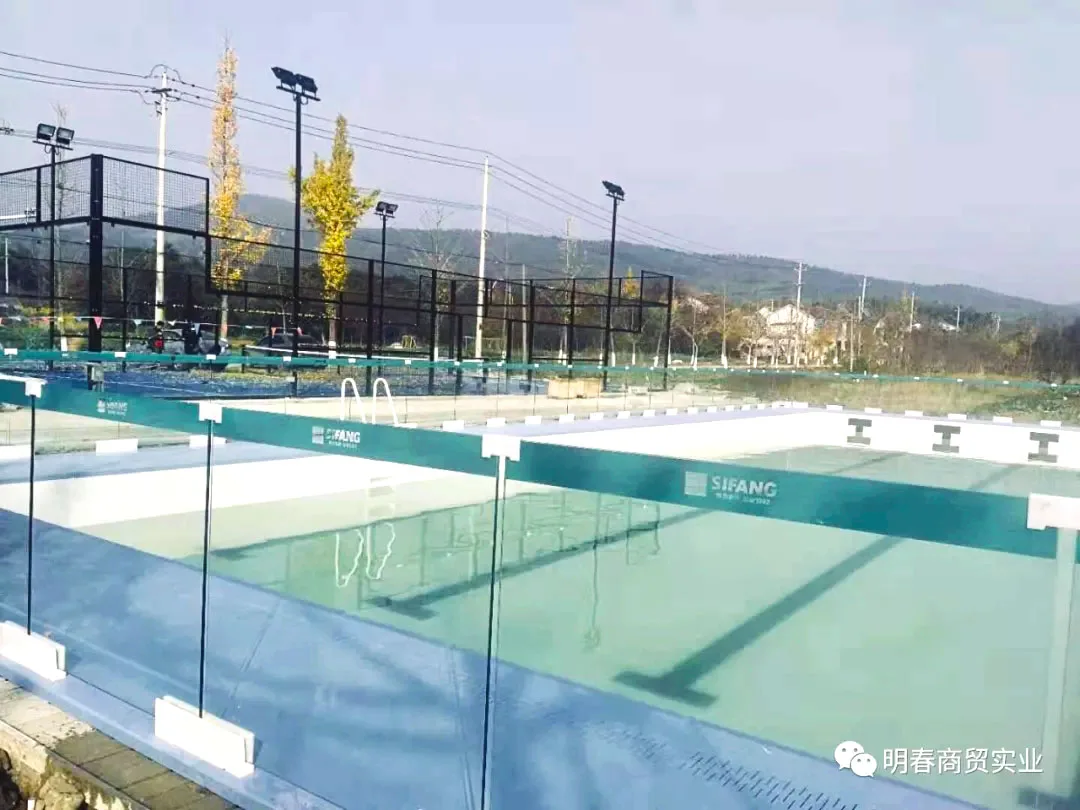 Factory Wholesale Panoramic indoor outdoor Padel Tennis Courts Play Paddle Courts
