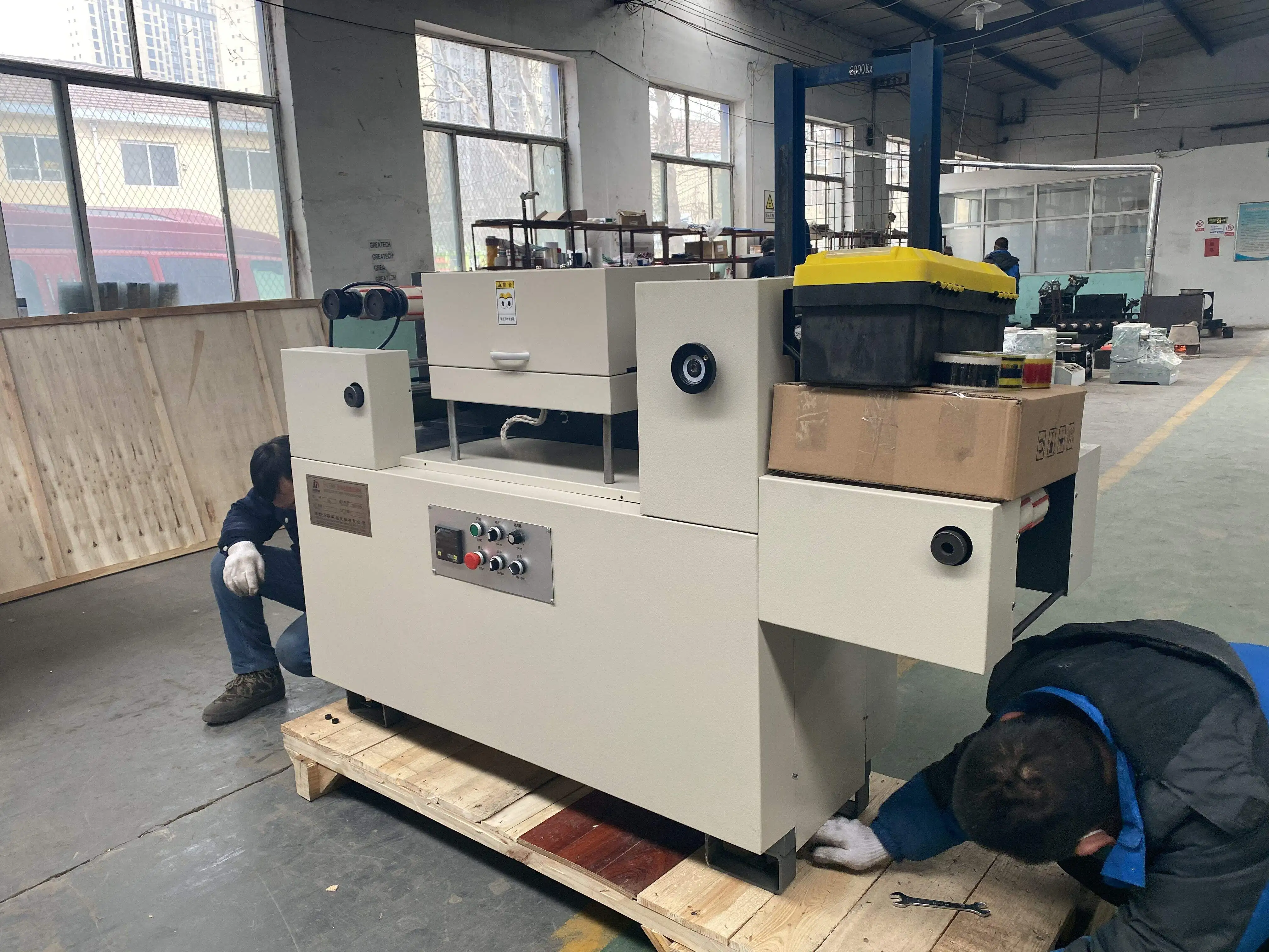 HT360-2 Low Price BOPP Tape Coating Machine with 2-Color Printing Machine