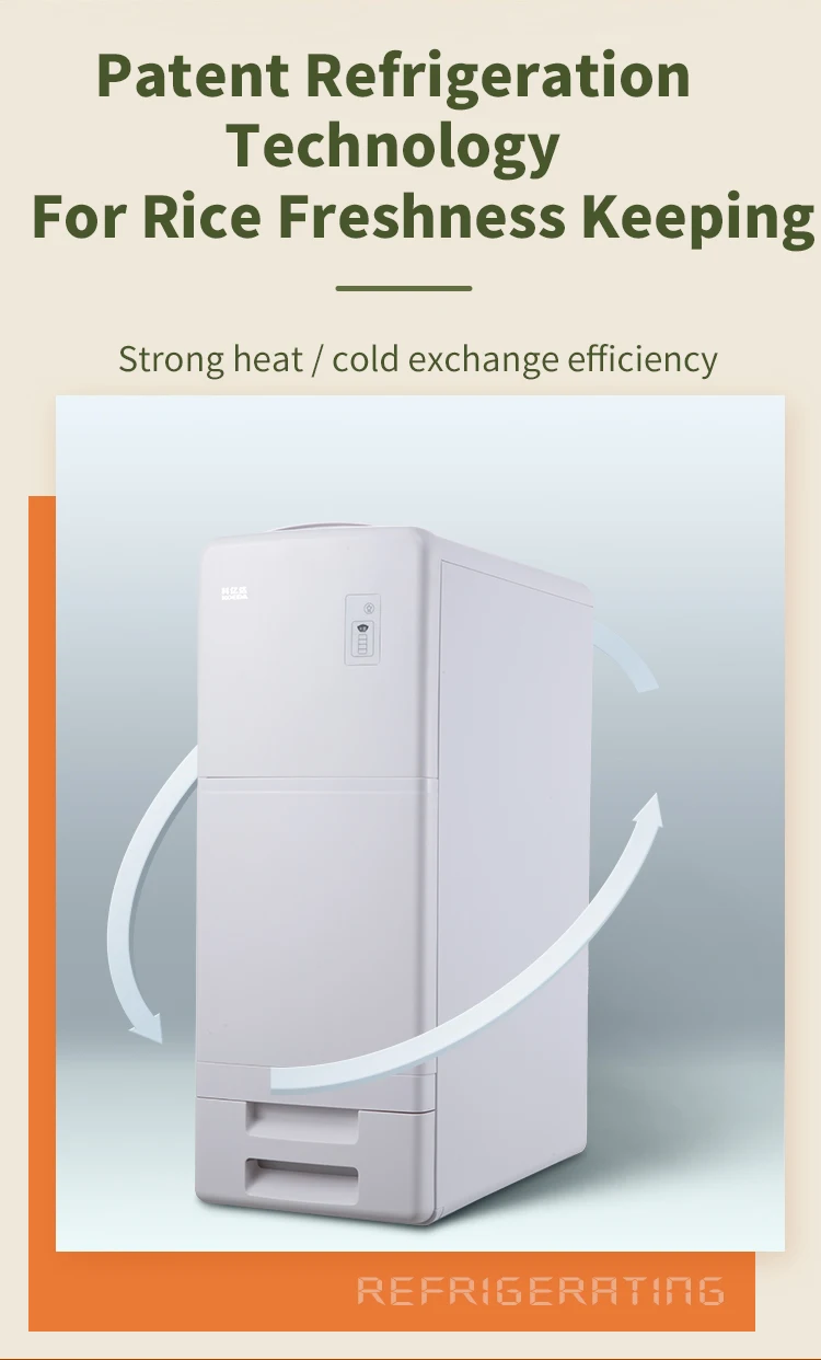 Automatic Rice Refrigerator Constant Temperature Storage Rice Container Smart Rice Dispenser