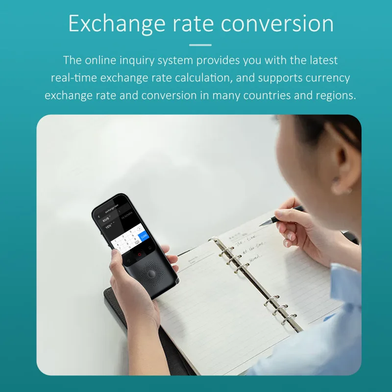 New Arrival AI Intelligence Translator Support Voice/Photo/Recording Translation for Business/Travel/Education